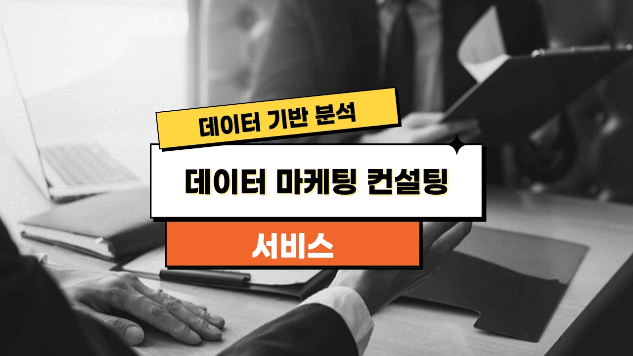 데이터 마케팅 컨설팅